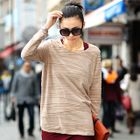 SOHO Central - Long-Sleeve Pattern Top