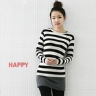 lovemark - Long-Sleeve Striped T-Shirt