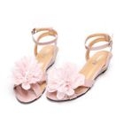 Lane172 - Bow-Accent Wedge Sandals