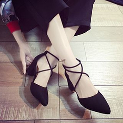 QQ Trend - Strappy Pointy Pumps QQ Trend - Strappy Pointy Pumps
