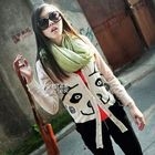 Ando Store - Panda-Print Long Cardigan