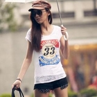 PUFFY - Set: Short-Sleeve Printed T-Shirt + Camisole