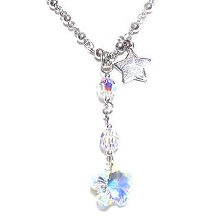'Trio' Necklace with Sparkling Swarovski Crystal