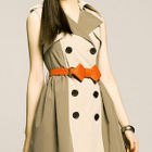 Momiton - Bow-Accent Slim Belt