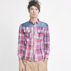 INTHING - Long Sleeve Plaid Shirt