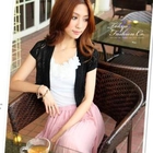 Tokyo Fashion - Cap-Sleeve Pointelle Bolero