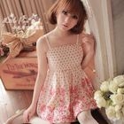 Little Paw - Bubble-Hem Polka-Dot Sundress