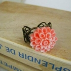 MyLittleThing - Red Gloomy Flower Ring