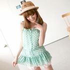 Tokyo Fashion - Sleeveless Frilled Dotted Top