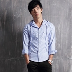 MR.PARK - Hooded Long-Sleeve Shirt