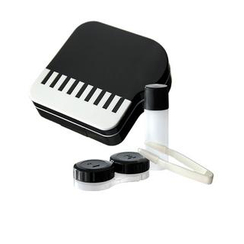 YesStyle Beauty - Piano Contact Lens Case Set (Black) YesStyle Beauty - Piano Contact Lens Case Set (Black)