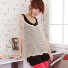 ZOO - Set: Open-Knit Top + Tank Top