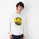 Buden Akindo - Long-Sleeve Printed T-Shirt - Caution: Walking Bear With Headphone Infest