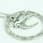 MyLittleThing - Peace Sign Pigeon Necklace