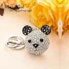 Miss Girl - Rhinestone Panda Key Chain