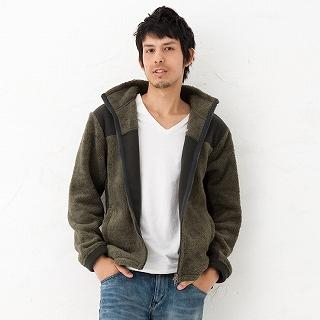 Fleece-Paneled Zip Jacket Fleece-Paneled Zip Jacket