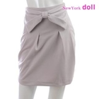 NewYork doll - Bow-Front Shirred Pencil Skirt