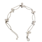 2CAN - Silver 925 + 18K White Gold Plate Butterfly Bracelet
