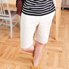 Life 8 - Elastic-Waist Linen Shorts