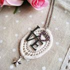 MyLittleThing - Silver LOVE Lace Necklace