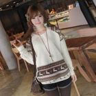 CLICK - Nordic-Print Quilted Pullover
