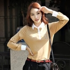 STYLEKELLY - Contrast Collar Polo Shirt