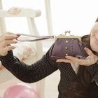 PG Beauty - Studded Kiss-Lock Purse