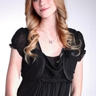 Moonbasa - Chiffon Bolero with Brooch