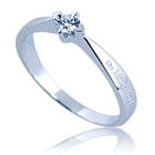 Chow Sang Sang - 900 Platinum Diamond Ring