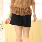 Tokyo Fashion - Buttoned Pleated Shorts
