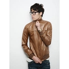 KENZI - Faux-Leather Zip Jacket