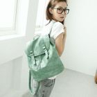 PG Beauty - Faux-Leather Drawstring Backpack