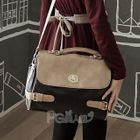 PG Beauty - Two-Tone Twist-Lock Satchel