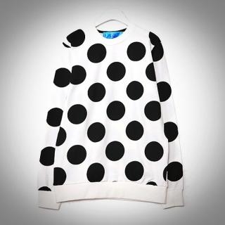 Polka-Dot Pullover