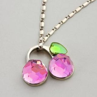 Jeweled Cherry Necklace Jeweled Cherry Necklace