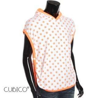 Star Print Hooded Top