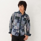 BLACK ASUKA - Patchwork Shirt