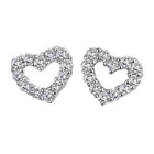 MaBelle - 18K White Gold Diamond Earrings