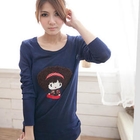 CatWorld - Girl-Appliqué Knit Top
