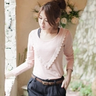 CatWorld - Lace-Trim Scoop-Neck Top