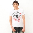 BLACK ASUKA - Short-Sleeve Skull Print T-Shirt