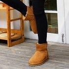 Nongli - Genuine Leather Short Snow Boots