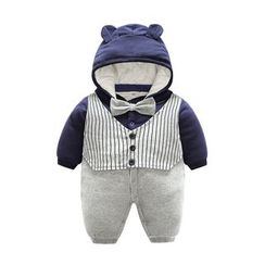 MOM Kiss - Kids Mock Two-Piece Hooded One-Piece MOM Kiss - Kids Mock Two-Piece Hooded One-Piece