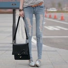 CLICK - Distressed Skinny Jeans