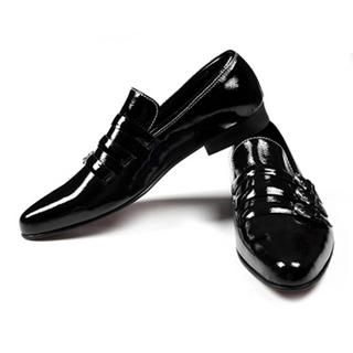 Handmade Triple Belted Slip-Ons