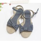 Sechuna - Ribbon Front Sandals