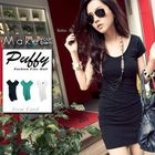 PUFFY - Scoopneck Bodycon Dress