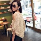 PUFFY - Cut Away-Shoulder Knit Top