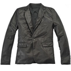 MURATI - Ostrich Print Faux-Leather Jacket