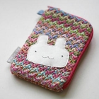 hair.mo - Rabbit Appliqué Woven Mobile-Phone Case hair.mo - Rabbit Appliqué Woven Mobile-Phone Case